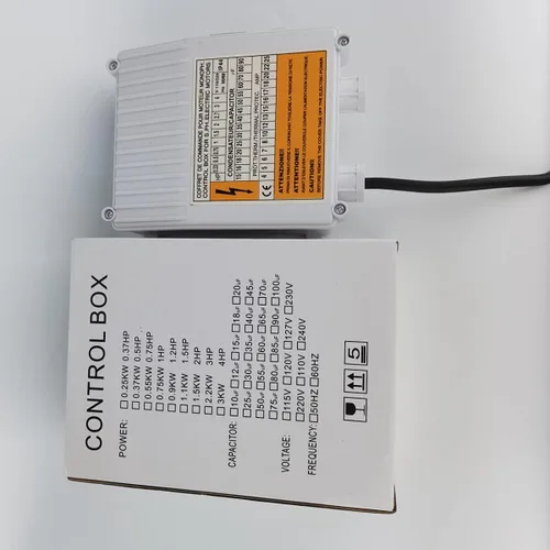 Vista 4 de Caja de control de bomba de pozo sumergible de 110 V/60 Hz, accesorios de 0.75KW 1HP con interruptor de arranque, controlador y disyuntor