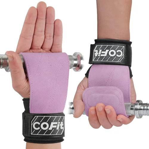 Vista 9 de COFIT Wrist Straps for Weightlifting, Workout Wrist Wraps with Dual-Layer Oxford Leather, Enhanced Grip for Optimal Hand and Wrist Protection, Gym