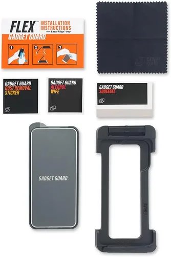 Vista 2 de Gadget Guard Protector de pantalla flexible para Apple iPhone 14 Pro Max [5 veces más fuerte que el vidrio templado] compatible con fundas