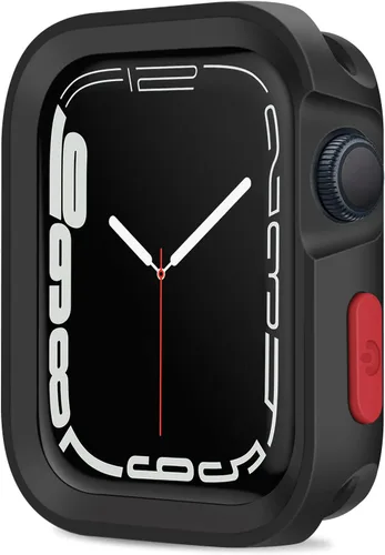 Vista 17 de Amizee Estuche Resistente Compatible con Apple Watch Series 9/8/7 41mm SE 3/2/1 Series 6/5/4 40mm, Funda Protectora de TPU Blanda a Prueba de Golpes