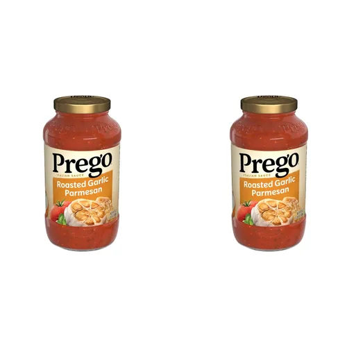 Vista 39 de Prego Tomate grueso con salsa de pasta de ajo y cebolla, tarro de 24 onzas