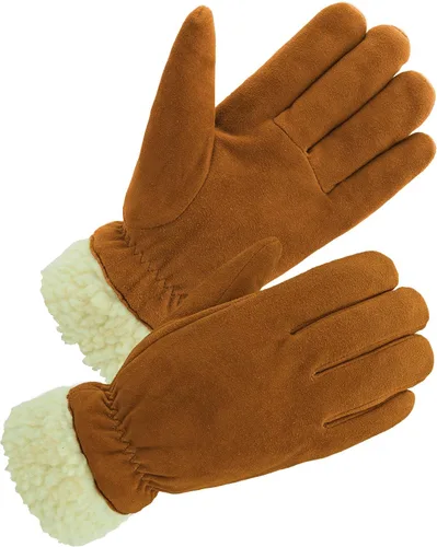 Vista 13 de SKYDEER 3M Thinsulate Thermal Winter Work Gloves with Windproof Premium Genuine Deerskin Suede Leather (Unisex SD8671T)