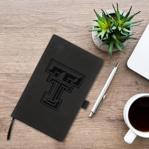 Vista 3 de Rico Industries NCAA Texas Tech Red Raiders - Diario/bloc de notas negro, 8.25 x 5.25 pulgadas, accesorio de oficina