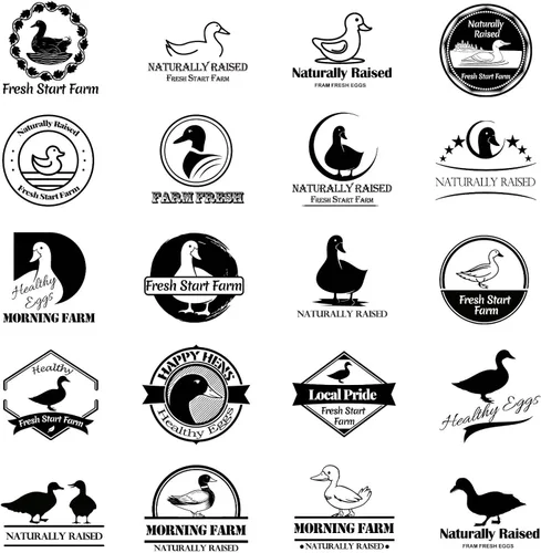 Vista 2 de Sellos de huevos para huevos frescos, sello de huevo personalizado y etiqueta de huevo de pato para creaciones de granja y cocina con múltiples