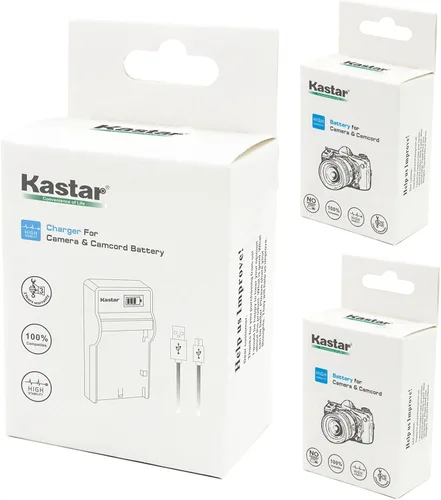 Vista 5 de Kastar Batería (X2) y cargador USB delgado LCD para Olympus LI-50B Li50B y SZ-10 SZ-12 SZ-15 SZ-16 HIS Sz-20 SZ-30MR SZ31MR iHS TG-610 TG-630 HIS