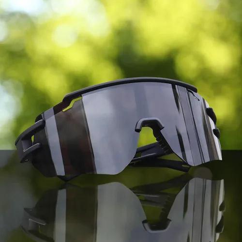 Vista 7 de AVV Gafas de sol polarizadas UV400 para ciclismo, béisbol, resistentes al viento, antivaho para deportes al aire libre, marco ligero para hombres