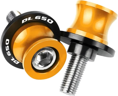 Vista 8 de 8MM Motorcycle CNC Swingarm Spools Slider Stand Screws for Suzuki V-Strom 650 DL650 2011-2018 2017 2016 Anti-Fall Frame Sliders (Color : 8MM Black)