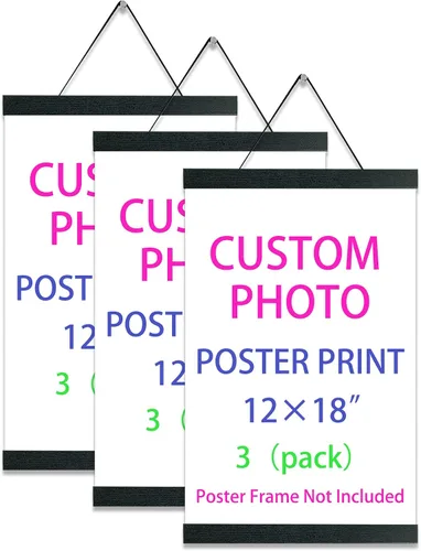 Vista 8 de YK artwood Impresiones de lienzo personalizadas con tus fotos de 8 x 10 pulgadas, imágenes personalizadas a lienzo para amantes, familiares, niños
