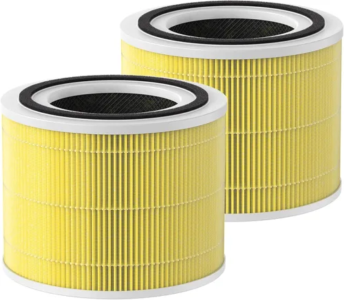 Vista 7 de Paquete de 2 filtros de repuesto 240 compatibles con purificador de aire Puro 240, filtro purificador de aire 3 en 1 con filtros de carbón activado