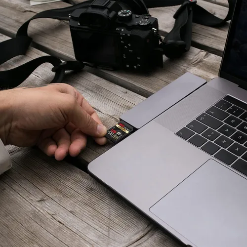 Vista 2 de Ritz Gear Tarjeta SD SDXC UHS-II de alta velocidad de 128 GB, C10, U3, V90, Full-HD y 8K tarjeta de memoria para cámaras DSLR, calidad