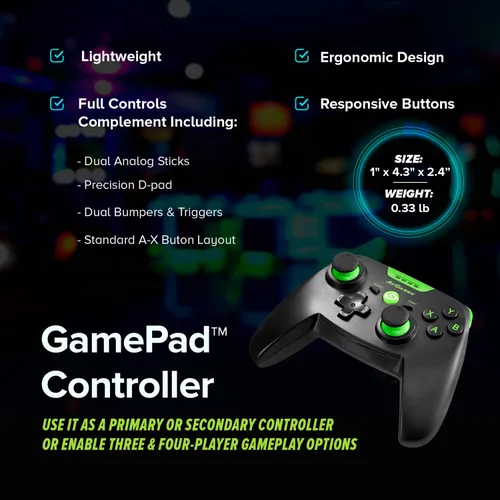 Vista 5 de Legends Core Plus, Plug And Play Arcade Game Console, Home Arcade, Classic Retro Video Games, 100 Licensed Genre-Defining Arcade & Console