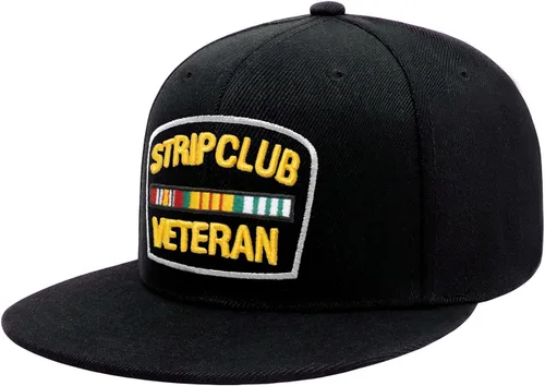 Vista 2 de CHOK.LIDS Strip Club Veterano Visera Plana Gorra de béisbol Gorra de béisbol Cierre Snapback PS101