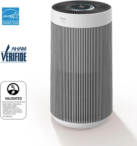 Vista 2 de WINIX T810 - Purificador de aire para habitación extra grande del hogar de hasta 1968 pies cuadrados en 1 hora con Wi-Fi inteligente, monitor