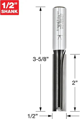 Vista 2 de Trend Router de inmersión T8 de modo dual de 3-1/4 HP con pinza de 1/2 pulgada, velocidad variable, mesa de enrutador compatible con sistema