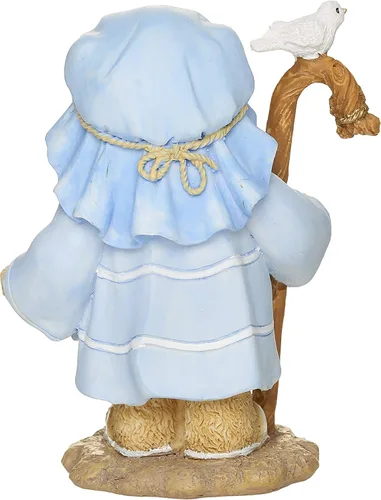 Vista 4 de Roman Cherished Teddies Joseph Bear Figurine 3.7 Pulgadas Multicolor