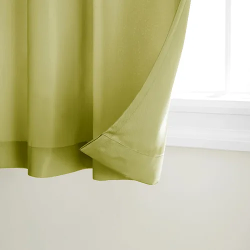 Vista 221 de TOWN & COUNTRY BASICS Cabana Cortinas Sólidas de Peso Pesado para Interiores y Exteriores, Opacidad de Filtrado de Luz con Parte Superior de Ojales