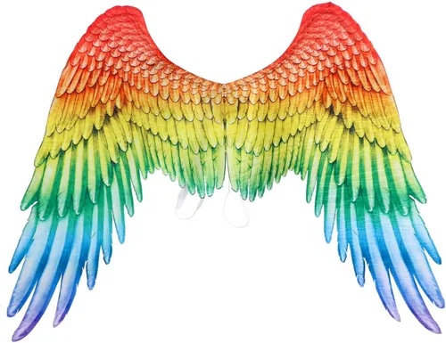 Vista 4 de Alodidae Disfraz de alas de ángel 3D con correas elásticas para fiesta de Halloween, Mardi Gras, accesorio de cosplay