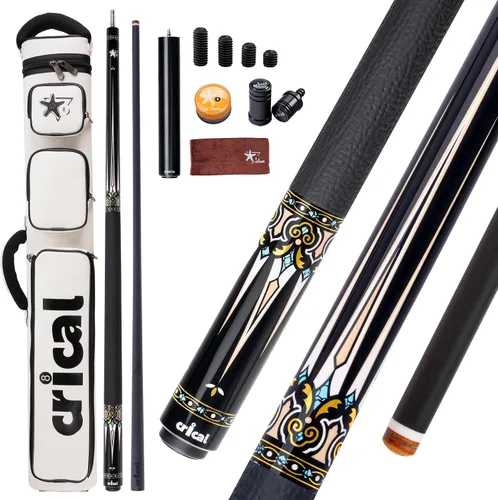Vista 23 de CRICAL Carbon Fiber Pool Cue Set, Low Deflection, Pro Taper Shaft, 58 Inch