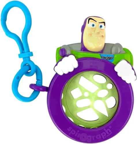 Vista 2 de Spirograph Cyclex Clip Buzz Lightyear - Disney - La forma fácil de crear innumerables diseños asombrosos - Rueda de plantilla giratoria - Para