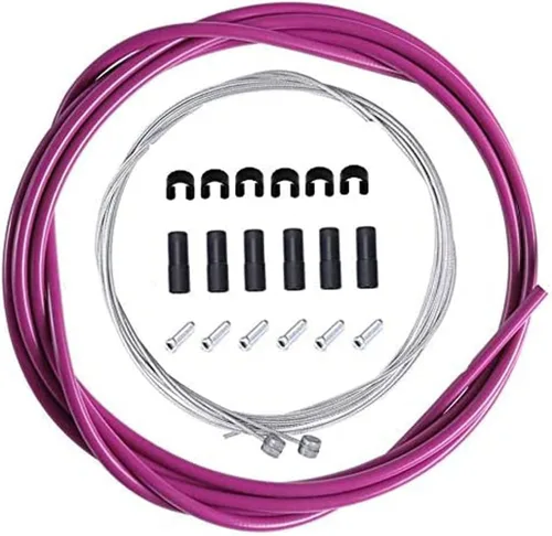 Vista 9 de BlueSunshine - Juego de cables de freno y carcasa para bicicleta, kit básico de repuesto de cable de freno para tu bicicleta, carcasa de cable