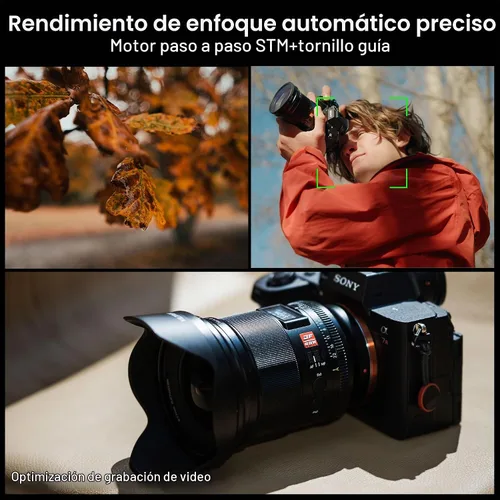 Vista 5 de VILTROX AF 16mm f/1.8 FE Lente de Enfoque Automático de Montura FE de Formato Completo, Lente Compatible con Cámaras Sin Espejo Sony E-Mount Alpha