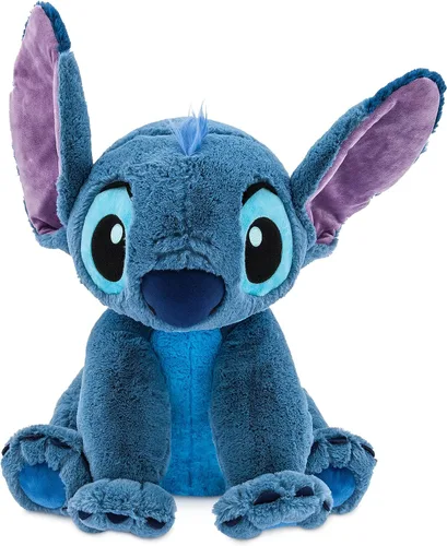 Vista 9 de Disney Store Peluche oficial de Mickey Mouse grande para niños, personaje de peluche con textura mullida y detalles bordados, cola suave, felpa
