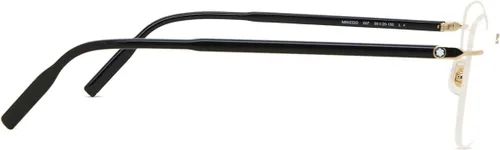 Vista 2 de MONTBLANC Gafas de sol MB 0222 O- 007 OroTransparente Negro