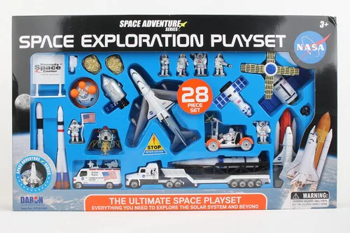 Vista 3 de Space Mission - Juego de 16 piezas con letrero de centro espacial Kennedy