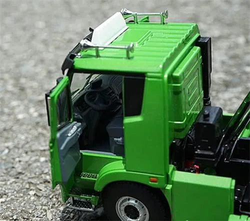 Vista 8 de FOTON Foton Auman GTL camión volquete GTL camión verde 1/36 DIECAST modelo preconstruido