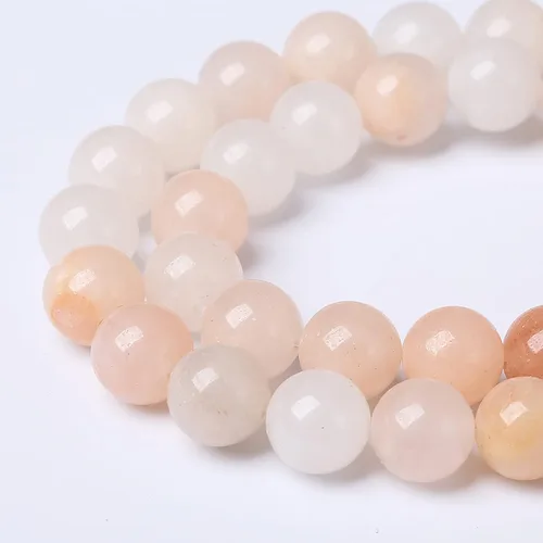Vista 66 de 100 cuentas de piedra multicolor natural de 0.236 pulgadas (0.236 in), cuentas espaciadoras sueltas redondas para hacer pulseras, collares, aretes