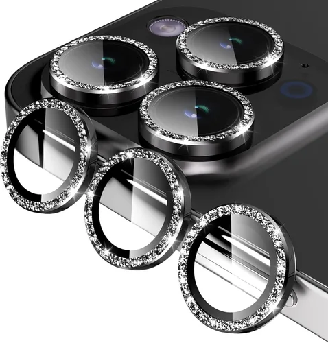 Vista 7 de Jeluse Paquete de 2 protectores de lente de cámara para iPhone 16 Pro Max/iPhone 16 Pro/iPhone 15 Pro Max/iPhone 15 Pro/iPhone 14 Pro Max/iPhone 14