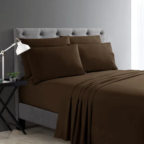Vista 20 de Juego de sábanas Cathay Home Micro Caress lujoso, 90 g/m², 3 piezas, tamaño Twin, con 1 funda de almohada adicional, color Aqua