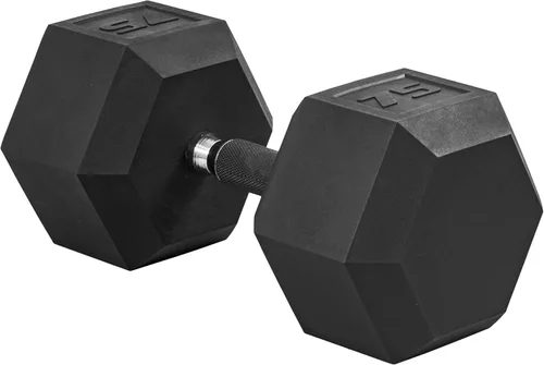 Vista 42 de CAP Barbell Peso de la mancuerna hexagonal recubierta, individual, 10-120 libras, múltiples opciones