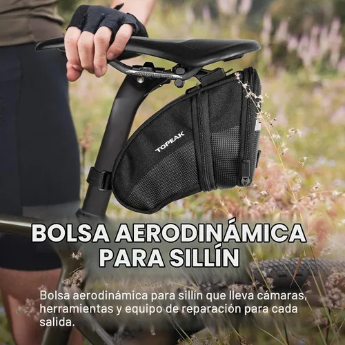 Vista 2 de Topeak Paquete de cuña Aero, con fijador F25, grande