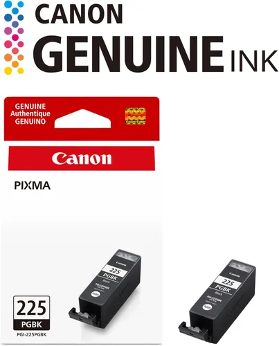 Vista 8 de Canon PGI-225 Depósito de tinta negra auténtica, compatible con iP4820, MG5220, MG5120, MG8120, MG6120, MX882, iX6520, iP4920, MG5320, MG6220