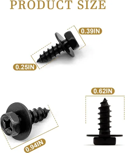 Vista 2 de 30 tornillos de cabeza hexagonal OE 90159-60498, tornillos de repuesto para RAV4 Avalon Camry Highlander Prius ES300h GS350
