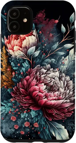Vista 8 de Winter Floral Flower Design Case for iPhone 17