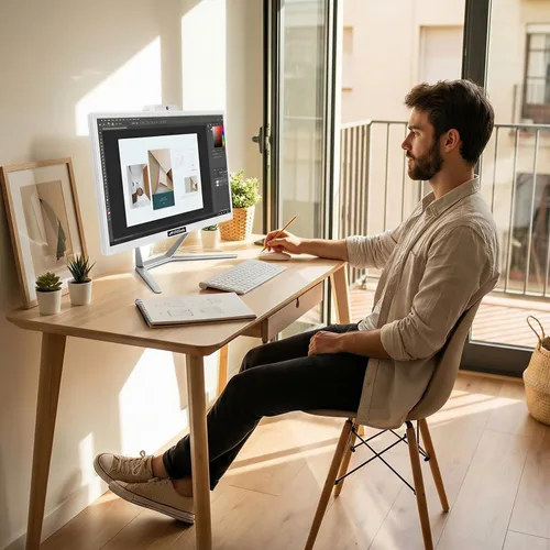Vista 4 de STGSivir PC todo en uno,Pantalla FHD de 21,5", Core i5,16G RAM,512G SSD
