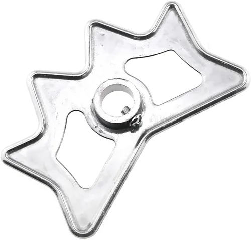 Vista 4 de RLECS Cabeza de puente de billar Cabeza de puente de aleación de aluminio plateada Slip-On Moosehead para billar Palo de taco de billar