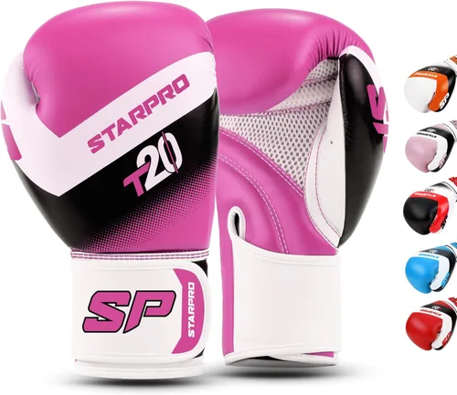 Vista 8 de Starpro Guantes de boxeo para niños, 4 onzas, 6 onzas, guantes de boxeo juveniles para niños y niñas, guantes juveniles para boxeo, artes marciales