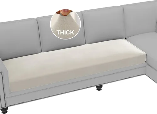 Vista 37 de H.VERSAILTEX Fundas de cojín de vellón para sofá, fundas elásticas para sillas de sala de estar, fundas de sofá modular, tela cómoda y duradera