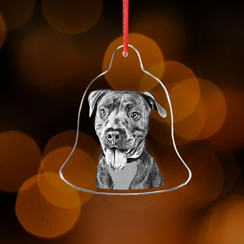 Vista 6 de ArtPix 3D Adorno de Navidad con foto de cristal, regalos de Navidad personalizados para mujeres, esposa, mamá, papá