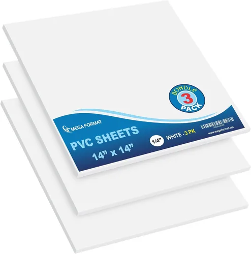 Vista 43 de Mega Format Hojas de plástico de PVC expandido – Hoja negra rígida de 5 x 7 pulgadas para manualidades, señalización y exhibiciones – Sintra Negro