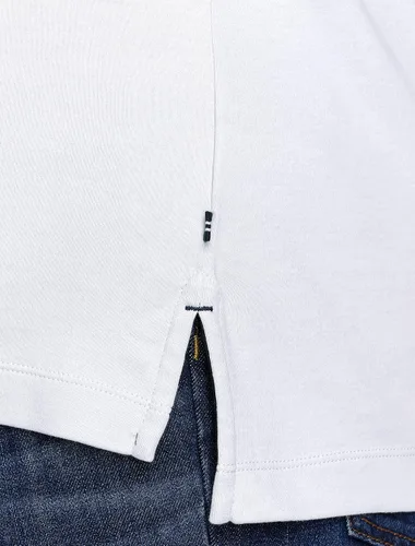 Vista 3 de Nautica Polo de algodón suave liso de manga corta para hombre