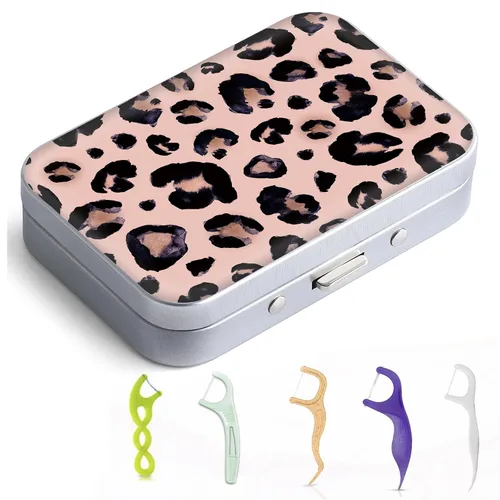 Vista 10 de Caja portátil de hilo dental Gerkia, fácil de almacenar palillos de hilo dental de varios tamaños, dispensador portátil de hilo dental es perfecto