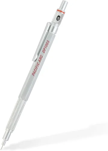 Vista 11 de Pacific Arc Chromagraph Lápiz mecánico de metal de 0.3 mm con indicador de calibre de lápiz incorporado, lápiz de plomo para dibujo, bocetos y dibujo