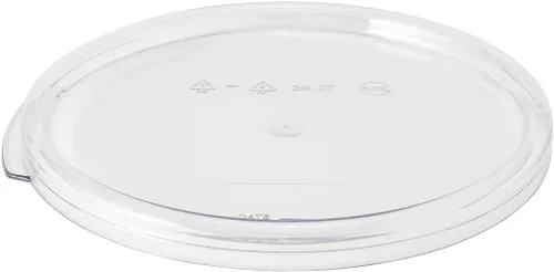 Vista 10 de Restaurantware -Solo tapa: Tapa de contenedor de almacenamiento de alimentos Met Lux, 1 tapa redonda para marinar - Los contenedores se venden por