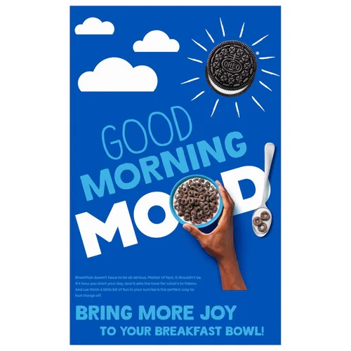 Vista 8 de Post OREO Os Cereal para el desayuno, caja de 17 onzas