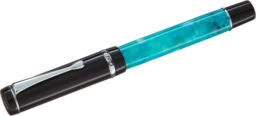 Vista 30 de Conklin Duragraph Pluma estilográfica Abalone Nights - Punta mediana, elegante instrumento de escritura con exquisito acabado de abulón