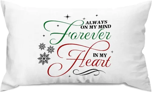 Vista 13 de Always with You - Fundas de almohada lumbar de 12 x 20 pulgadas, fundas de cojín de lona para decoración de sofá, sala de estar